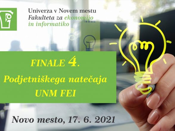 4. podjetniški natečaj Fakultete za ekonomijo in informatiko Univerze v Novem mestu