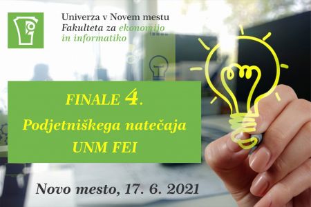 4. podjetniški natečaj Fakultete za ekonomijo in informatiko Univerze v Novem mestu 