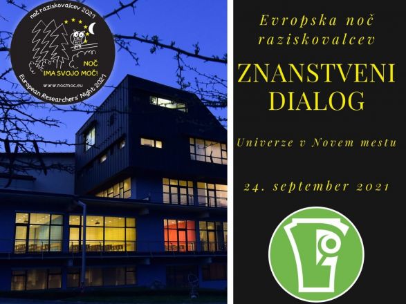 Evropska noč raziskovalcev - Znanstveni dialog Univerze v Novem mestu