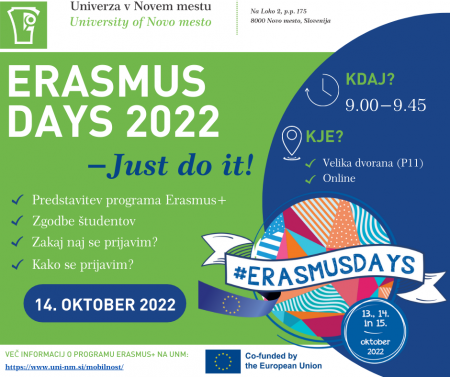 Erasmus+ days 2022 - Just do it!
