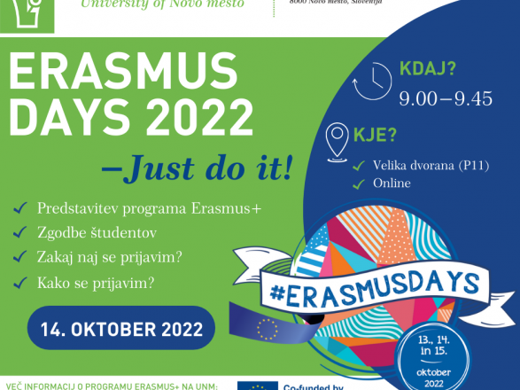 Erasmus+ days 2022 - Just do it!