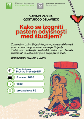 Vabilo na delavnico - Kako se izogniti pastem odvisnosti med študijem?